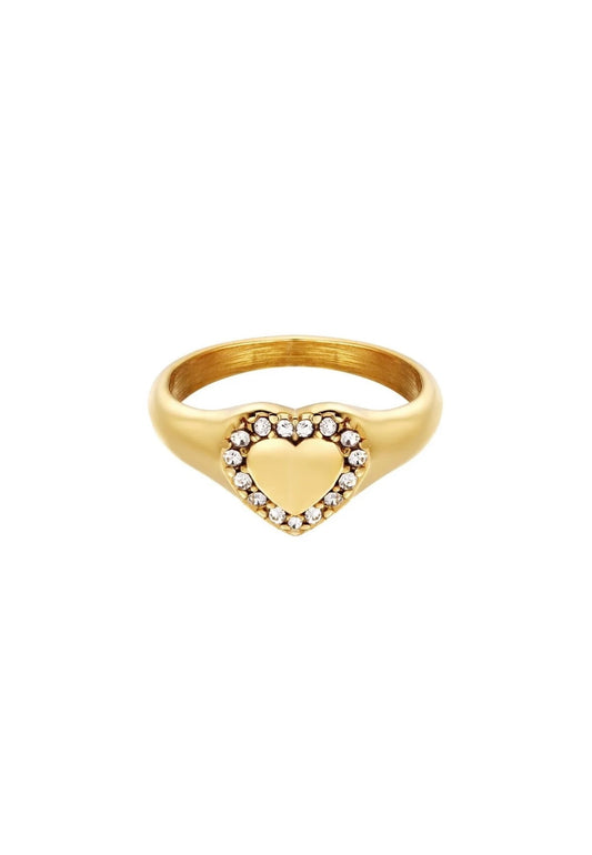 Ring diamant hart