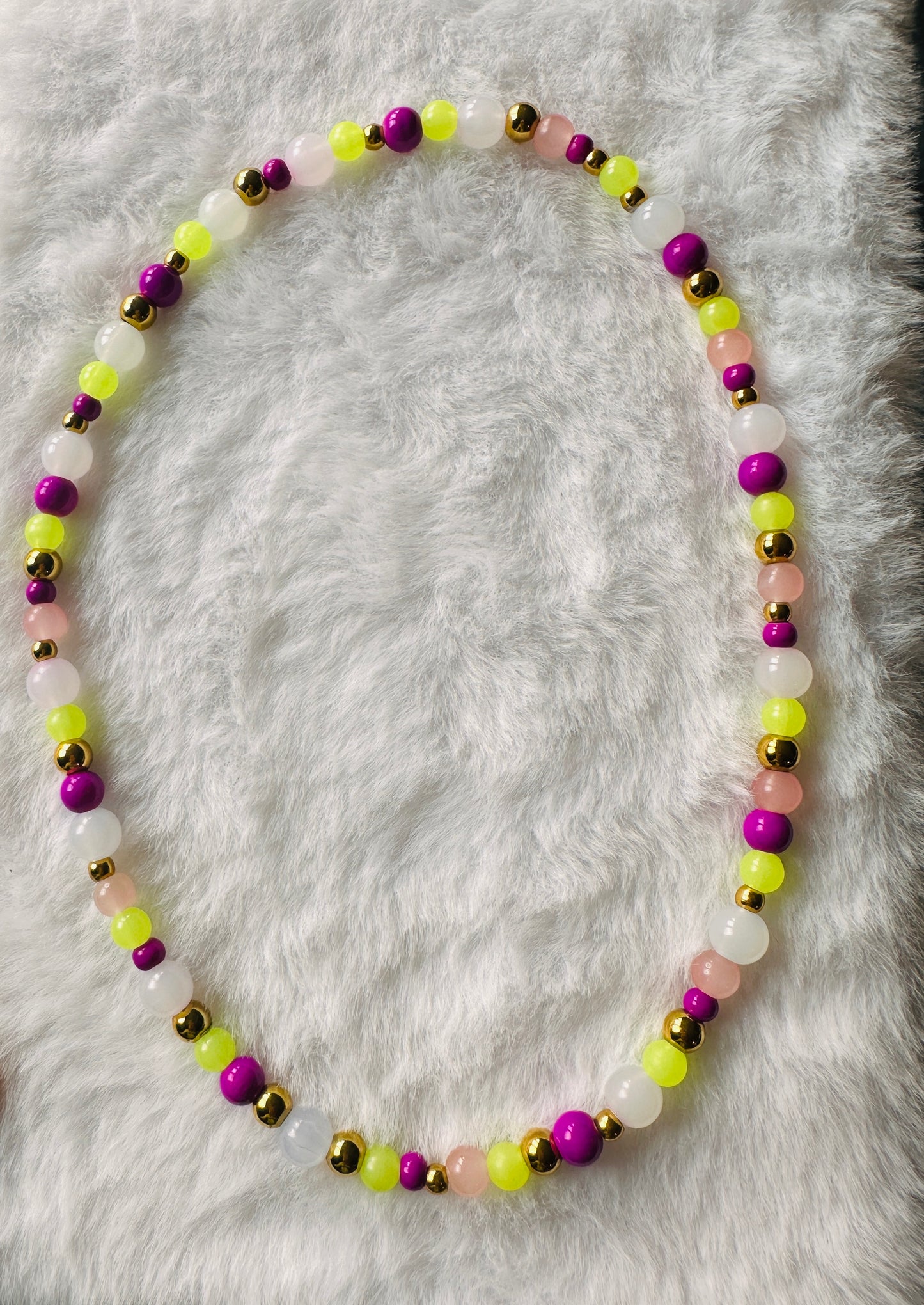 Kralen ketting Neon