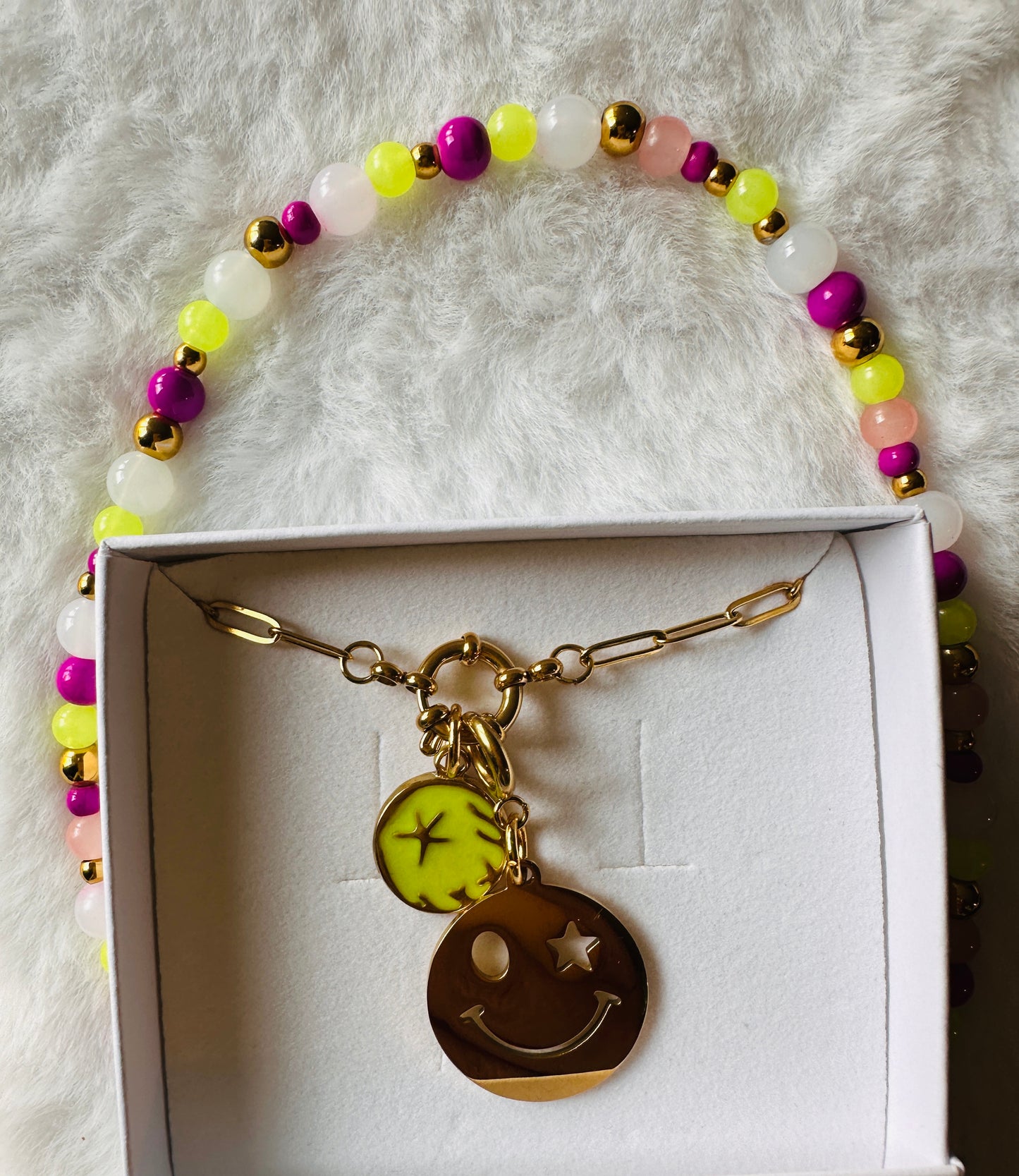 Kralen ketting Neon